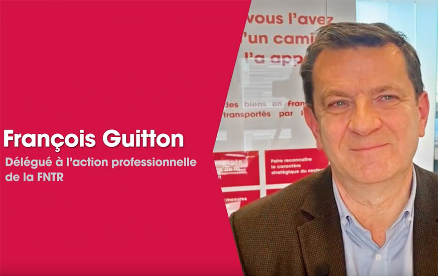 François Guitton, Délégué à l'action professionnelle de la FNTR, présente les actions menées par la FNTR en faveur de la qualité de vie au travail