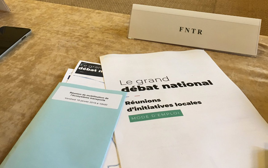 La FNTR engagée dans le grand débat national