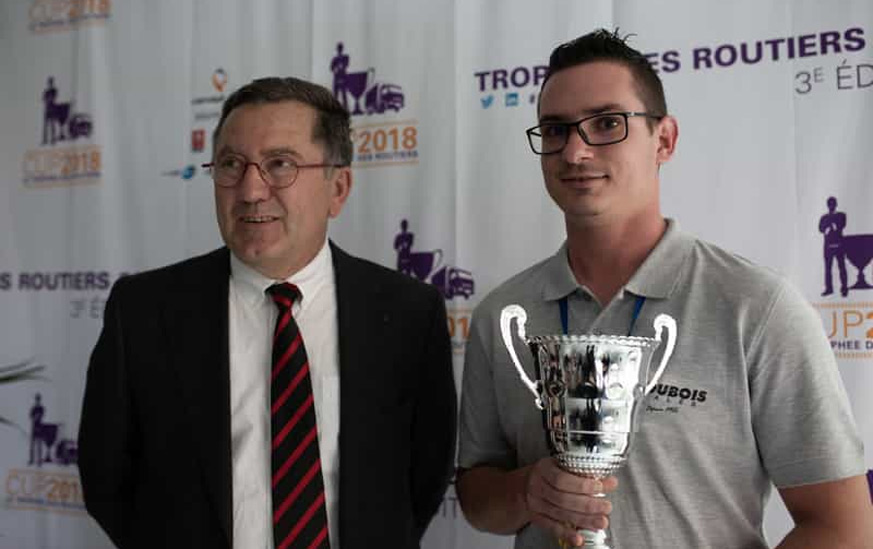 Et le gagnant des Trophées des routiers 2018 est... Jason Daria