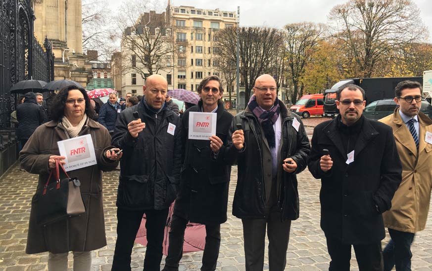 FNTR Nord : les chefs d'entreprises ont symboliquement remis les clés du camion