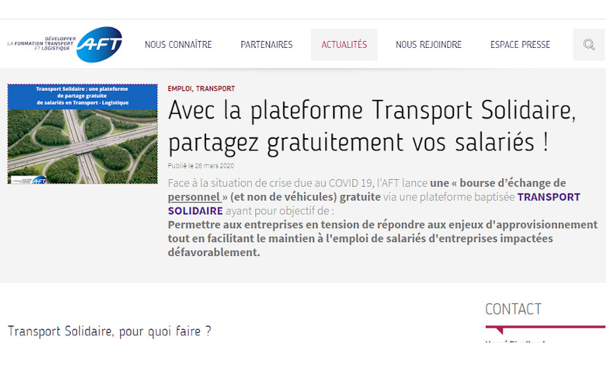 Emploi, transport