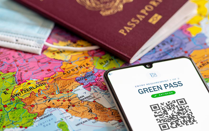 Certificat Vert Covid en Italie - précisions pour les conducteurs