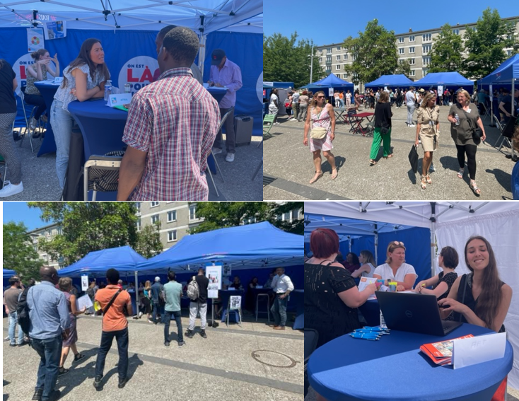 Retour en images sur la « Place de l’emploi » quartier d’Etouvie à Amiens